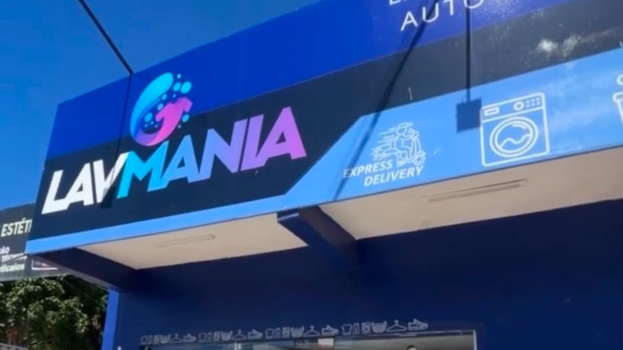 Fachada da LavMania em São Francisco, Ilhéus